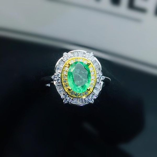 natural real emerald luxury ring per jewelry 6*8mm 1.3ct gemstone 925 sterling silver fine j210309 cluster rings, Golden;silver
natural real emerald luxury ring per jewelry 6*8mm 1.3ct gemstone 925 sterling silver fine j210309 cluster rings, Golden;silver
