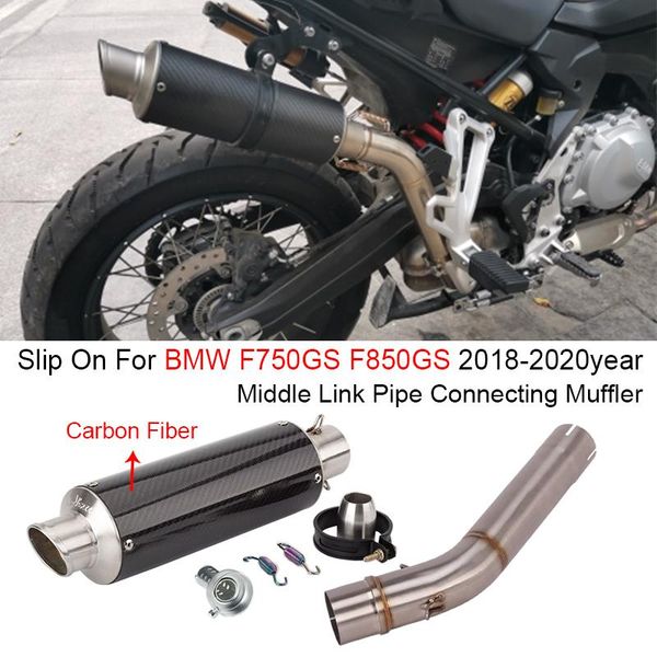 motorcycle exhaust system for f750gs f850gs f750 gs 2021 2021year escape modified middle link pipe 51mm carbon fiber muffler
motorcycle exhaust system for f750gs f850gs f750 gs 2021 2021year escape modified middle link pipe 51mm carbon fiber muffler