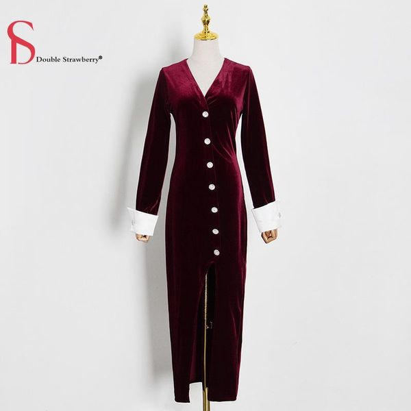 casual dresses double strawberry autumn v-neck black and white contrast color fight reception waist slim party long dress, Black;gray
casual dresses double strawberry autumn v-neck black and white contrast color fight reception waist slim party long dress, Black;gray