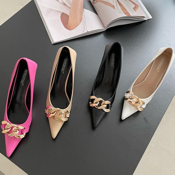 dress shoes 2021 women pumps fashion metal ladies thin heels woman party pointed toe summer sandals lady high for female, Black
dress shoes 2021 women pumps fashion metal ladies thin heels woman party pointed toe summer sandals lady high for female, Black