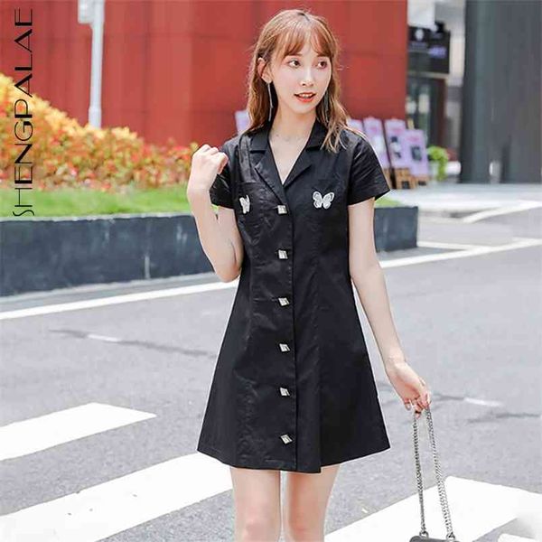 butterfly black dress women's summer notched single breasted short sleeve mini dresses female tide 5e304 210427, White;black
butterfly black dress women's summer notched single breasted short sleeve mini dresses female tide 5e304 210427, White;black
