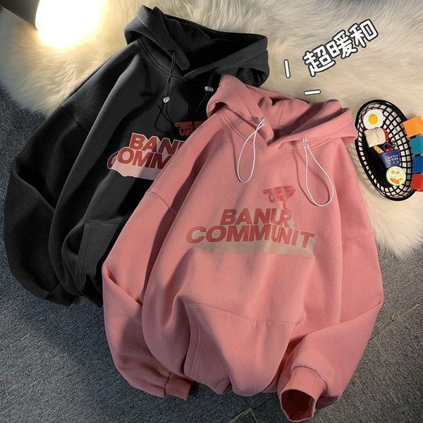 women's hoodies & sweatshirts oversized hoodie pink long sleeve letter harajuku sweatshirt women men aesthetic hip hop vintage autumn w, Black
women's hoodies & sweatshirts oversized hoodie pink long sleeve letter harajuku sweatshirt women men aesthetic hip hop vintage autumn w, Black