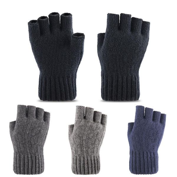 ski gloves winter cashmere wool half finger women's and men's knitted fingerless autumn keep warm mittens
ski gloves winter cashmere wool half finger women's and men's knitted fingerless autumn keep warm mittens