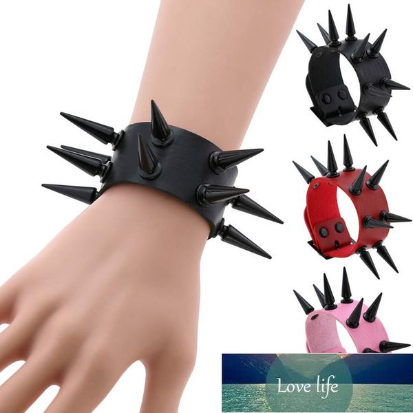 emo spike bracelet vegan leather punk bracelets goth girl boy cuff bangle studded halloween wristband for women men jewelry factory price ex, Golden;silver
emo spike bracelet vegan leather punk bracelets goth girl boy cuff bangle studded halloween wristband for women men jewelry factory price ex, Golden;silver