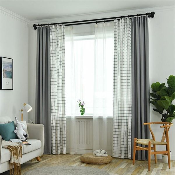 gyrohome 1pc blackout curtain grid splice plain "customised" window linen livingroom dec & drapes
gyrohome 1pc blackout curtain grid splice plain "customised" window linen livingroom dec & drapes