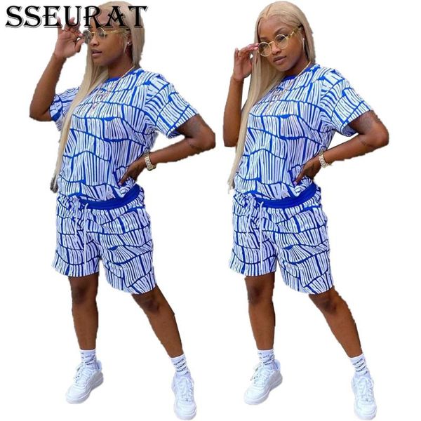 women's tracksuits sseurat women set print short sleeve drawstring waist pockets shorts 2 two piece sets active tracksuit outfits summ, Gray
women's tracksuits sseurat women set print short sleeve drawstring waist pockets shorts 2 two piece sets active tracksuit outfits summ, Gray