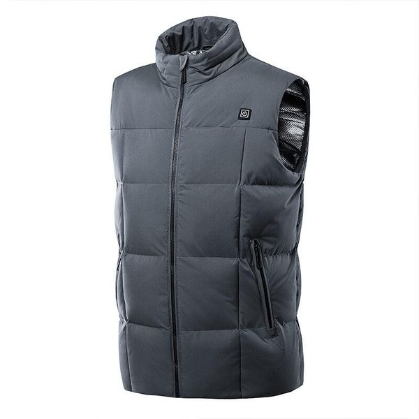men's vests electric heating vest thermal coat with charging heat waistcoat korean version usb casual standing collar work jacket, Black;white
men's vests electric heating vest thermal coat with charging heat waistcoat korean version usb casual standing collar work jacket, Black;white