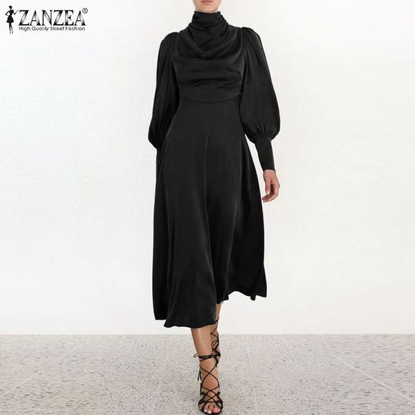 casual dresses vintage women elegant heaps collar sundress long puff sleeve satin dress autumn holiday party tunic kaftan slim vestid, Black;gray
casual dresses vintage women elegant heaps collar sundress long puff sleeve satin dress autumn holiday party tunic kaftan slim vestid, Black;gray