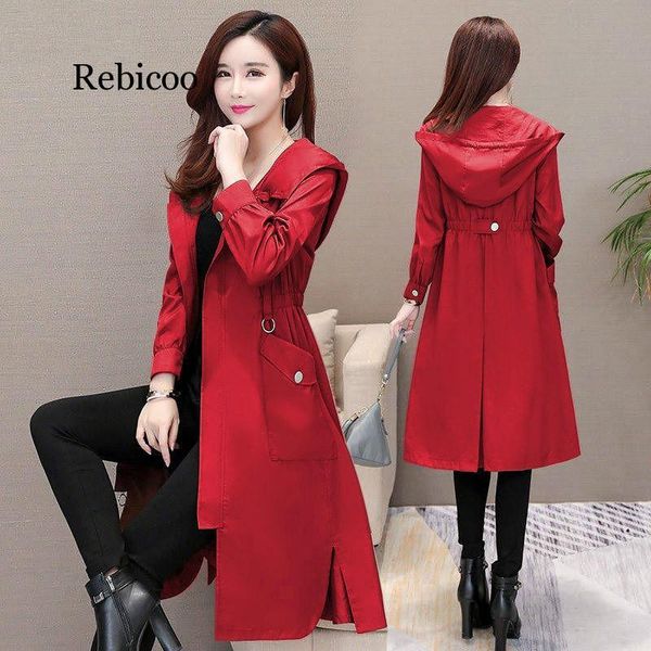 women's trench coats 2021 spring autumn classic long coat women casual thin windbreaker female overcoat pullover, Tan;black
women's trench coats 2021 spring autumn classic long coat women casual thin windbreaker female overcoat pullover, Tan;black