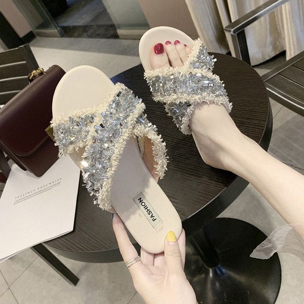 ladies flat slippers open toe sandals glitter sequin sandals cross strap home ladies slippers outdoor beach shoes zapatos mujer f9ey#, Black
ladies flat slippers open toe sandals glitter sequin sandals cross strap home ladies slippers outdoor beach shoes zapatos mujer f9ey#, Black