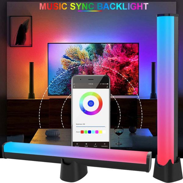 night lights bluetooth 10 scene modes led music sync light bar kit works smart rgbic ambiance backlights bars room decor
night lights bluetooth 10 scene modes led music sync light bar kit works smart rgbic ambiance backlights bars room decor
