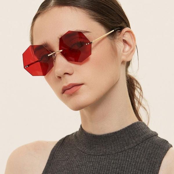sunglasses sunshade girl women polygon designer uv400 2021 summer metal ladies eyewear fashion driving, White;black
sunglasses sunshade girl women polygon designer uv400 2021 summer metal ladies eyewear fashion driving, White;black