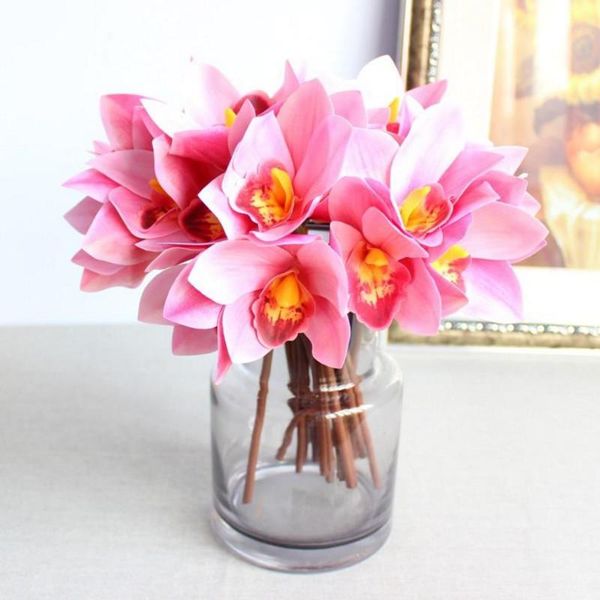 flone artificial fake cymbidium real touch flowers wedding christmas decorations for home party decoration floral accessories decorative & w
flone artificial fake cymbidium real touch flowers wedding christmas decorations for home party decoration floral accessories decorative & w