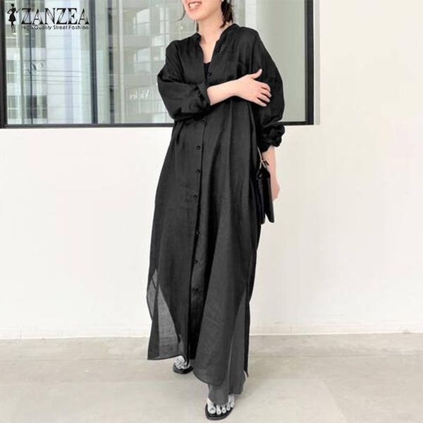 casual dresses 2022 autumn elegant solid work shirt dress maxi sundress women long sleeve cotton linen vestidos female ol robe oversi, Black;gray
casual dresses 2022 autumn elegant solid work shirt dress maxi sundress women long sleeve cotton linen vestidos female ol robe oversi, Black;gray