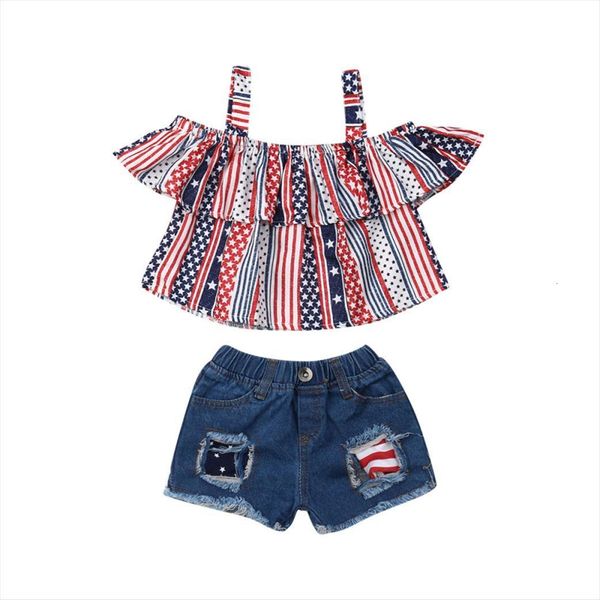 dropshippinhg 1 6y toddler kids baby girl outfits clothes sets striped t shirt shorts 2pcs, White
dropshippinhg 1 6y toddler kids baby girl outfits clothes sets striped t shirt shorts 2pcs, White