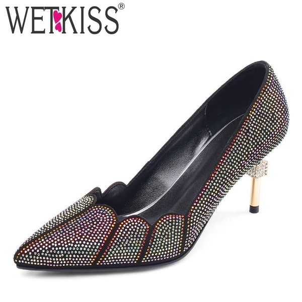 crystal high heels pumps women pointed toe footwear shallow party shoes female woman spring 2021 dress, Black
crystal high heels pumps women pointed toe footwear shallow party shoes female woman spring 2021 dress, Black