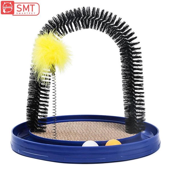 pet brush comb cat toy plastic scratch bristles arch massager self grooming removing hair scratcher supplies toys
pet brush comb cat toy plastic scratch bristles arch massager self grooming removing hair scratcher supplies toys