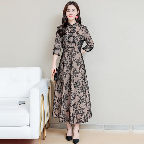 modified chinese dress qipao 2021 spring new retroao dai vietnam clothing elegant ladies oriental long cheongsam dress 11682, Red
modified chinese dress qipao 2021 spring new retroao dai vietnam clothing elegant ladies oriental long cheongsam dress 11682, Red