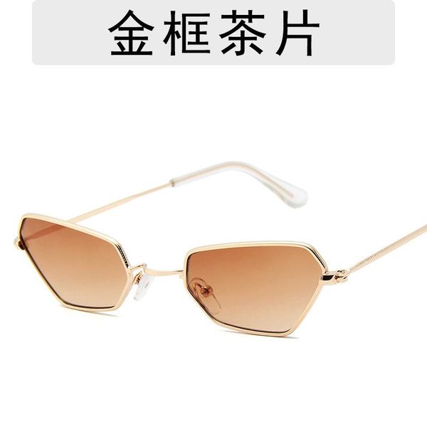 women retro classic small polygon sunglasses men brand designer sun glasses vintage metal frame gradation eyewear uv400, White;black
women retro classic small polygon sunglasses men brand designer sun glasses vintage metal frame gradation eyewear uv400, White;black