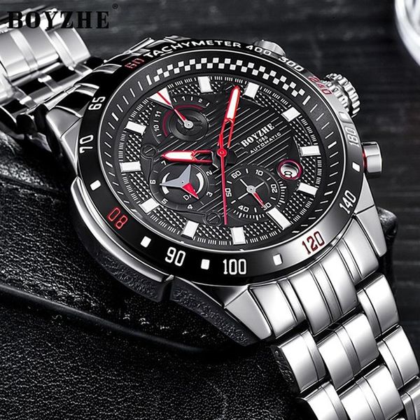 wristwatches boyzhe fashion simple sports mechanical watch automatic business hollow calendar movement men relogio masculino, Slivery;brown
wristwatches boyzhe fashion simple sports mechanical watch automatic business hollow calendar movement men relogio masculino, Slivery;brown