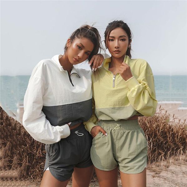 women's tracksuits 2021 two piece set women summer casual tracksuit long sleeve +drawstring shorts ladies jogging gym suit female spor, Gray
women's tracksuits 2021 two piece set women summer casual tracksuit long sleeve +drawstring shorts ladies jogging gym suit female spor, Gray