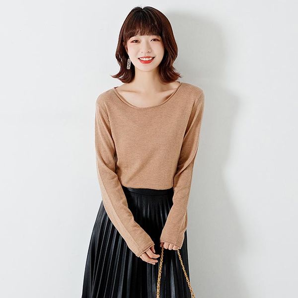 women's sweaters women sweater 100% cashmere wool knitted pullover long sleeve soft female pull femme jumper, White;black
women's sweaters women sweater 100% cashmere wool knitted pullover long sleeve soft female pull femme jumper, White;black