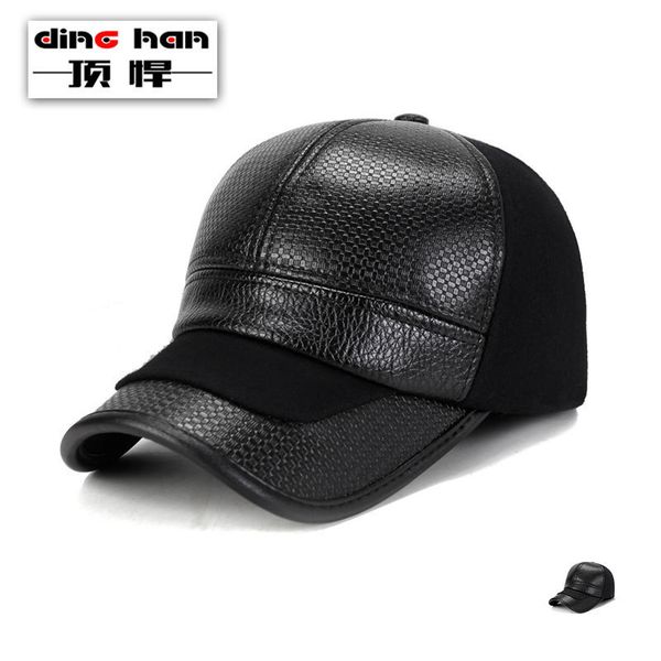 new thickened warm woollen cotton hat for men in winter, Blue;gray 
new thickened warm woollen cotton hat for men in winter, Blue;gray