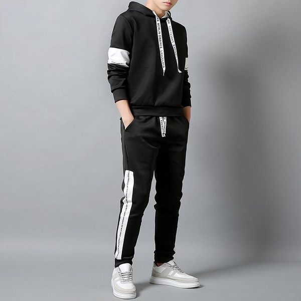 men's tracksuits patchwork tracksuit sportswear autumn mens hoodie set spring fashion letter printed sweatsuit male trainingspak mannen, Gray
men's tracksuits patchwork tracksuit sportswear autumn mens hoodie set spring fashion letter printed sweatsuit male trainingspak mannen, Gray