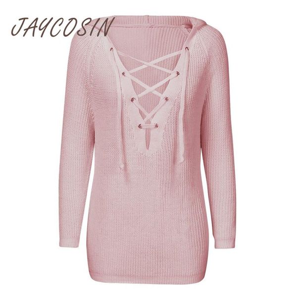 women's sweaters jaycosin clothes women hooded cross strap ladies knitted long sleeve sweater 2021 winter loose top, White;black
women's sweaters jaycosin clothes women hooded cross strap ladies knitted long sleeve sweater 2021 winter loose top, White;black