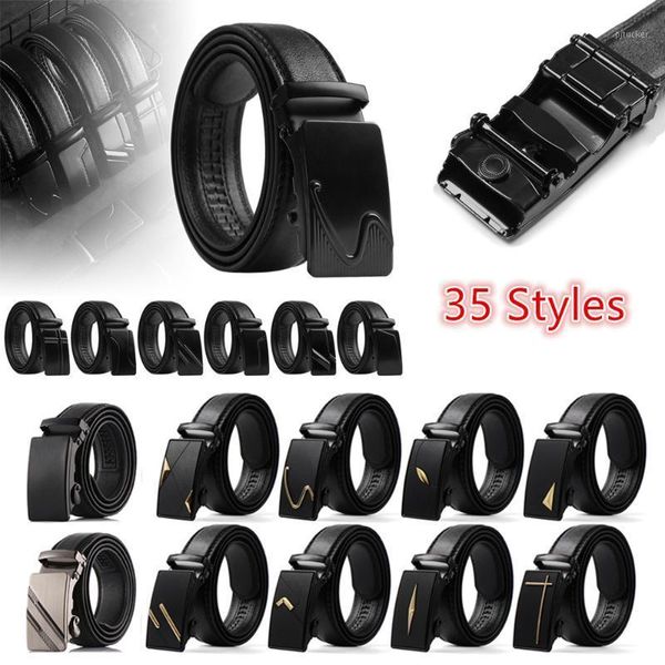 belts men's belt automatic ratchet buckle with cow genuine leather for men male strap 110cm length1, Black;brown
belts men's belt automatic ratchet buckle with cow genuine leather for men male strap 110cm length1, Black;brown