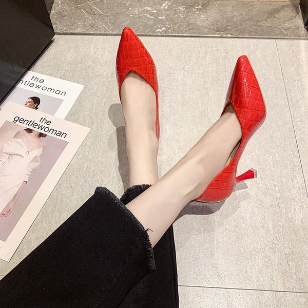 dress shoes 2021 women heels real leather pumps wedding spring summer woman marriage, Black
dress shoes 2021 women heels real leather pumps wedding spring summer woman marriage, Black