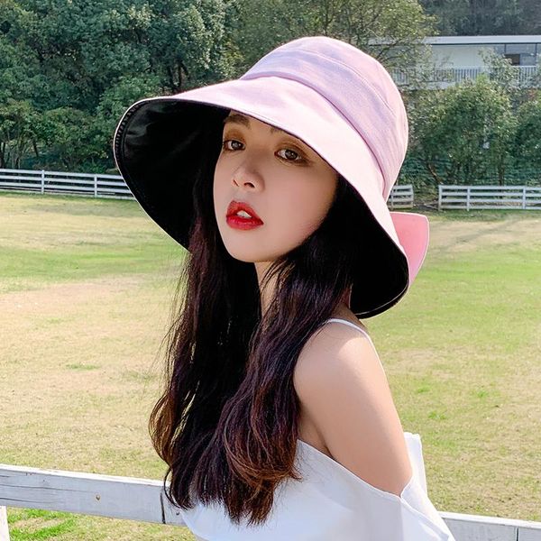 wide brim hats summer women's pure color sun elegant large side foldable uv protection beach cap floppy hat empty top, Blue;gray
wide brim hats summer women's pure color sun elegant large side foldable uv protection beach cap floppy hat empty top, Blue;gray