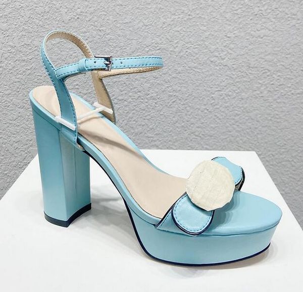 summer classic small round toe women's sandals shoes wave word belt thick super high heel fashion with box, Black
summer classic small round toe women's sandals shoes wave word belt thick super high heel fashion with box, Black