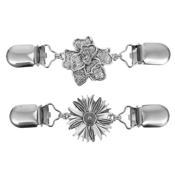 bike locks 2pcs sweater decorative cardigan clip buckles zinc alloy flower buckle 
bike locks 2pcs sweater decorative cardigan clip buckles zinc alloy flower buckle