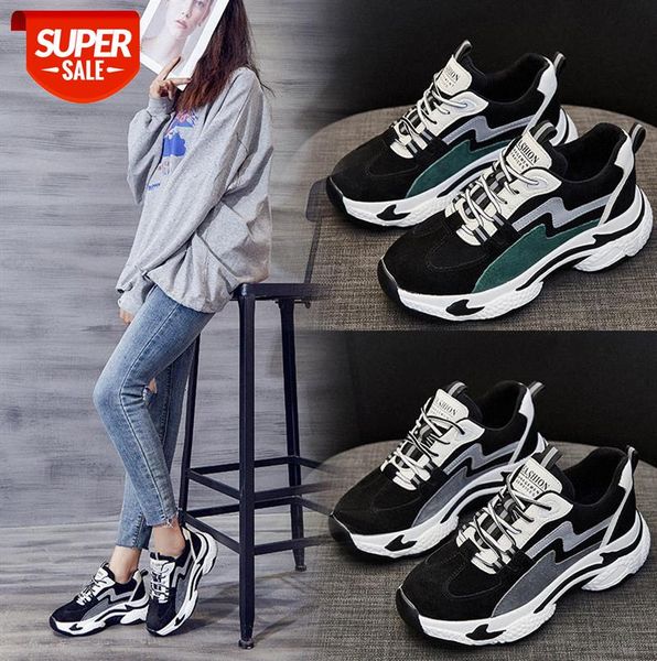 leather sneakers, women's casual all-match shoes, thick-soled trendy old breathable shoes #b10b
leather sneakers, women's casual all-match shoes, thick-soled trendy old breathable shoes #b10b