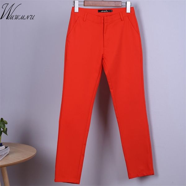 women autumn cute 20 candy colors pencil pants elegant basic stretch plus size mom leggings fashion casual trousers 210915, Black;white
women autumn cute 20 candy colors pencil pants elegant basic stretch plus size mom leggings fashion casual trousers 210915, Black;white