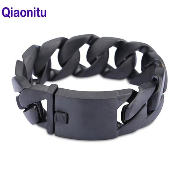 link, chain 24mm heavy punk rock men black biker curb bracelet vintage stainless steel huge cuban link bangle jewelry 2021
link, chain 24mm heavy punk rock men black biker curb bracelet vintage stainless steel huge cuban link bangle jewelry 2021