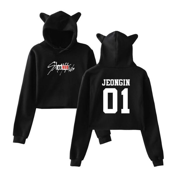 women's hoodies & sweatshirts crop hoodie stray kids i am who kpop hooded moleton harajuku cute straykids pullover, Black
women's hoodies & sweatshirts crop hoodie stray kids i am who kpop hooded moleton harajuku cute straykids pullover, Black