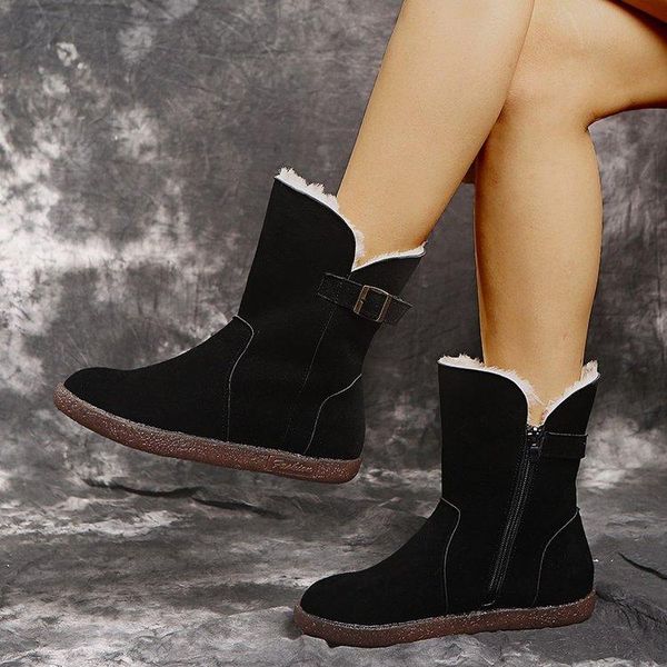 boots women's snow 2021 winter plush casual short shoes zipper buckle low-heel warm, Black
boots women's snow 2021 winter plush casual short shoes zipper buckle low-heel warm, Black