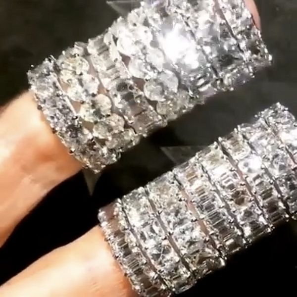 luxury 925 sterling silver simulated diamond gemstone wedding engagement party ring fine jewelry wholesale band rings finger, Slivery;golden
luxury 925 sterling silver simulated diamond gemstone wedding engagement party ring fine jewelry wholesale band rings finger, Slivery;golden