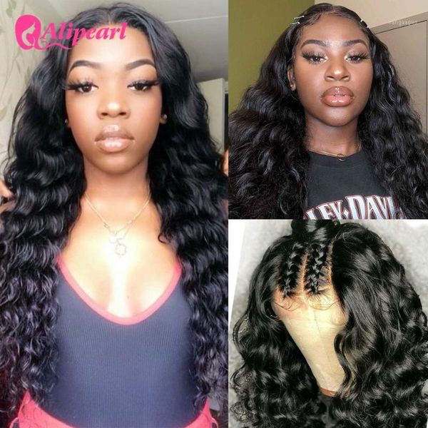 4x4 closure wig peruvian loose deep lace front human hair wigs for women pre plucked 180 250 density alipearl wig1, Black;brown
4x4 closure wig peruvian loose deep lace front human hair wigs for women pre plucked 180 250 density alipearl wig1, Black;brown