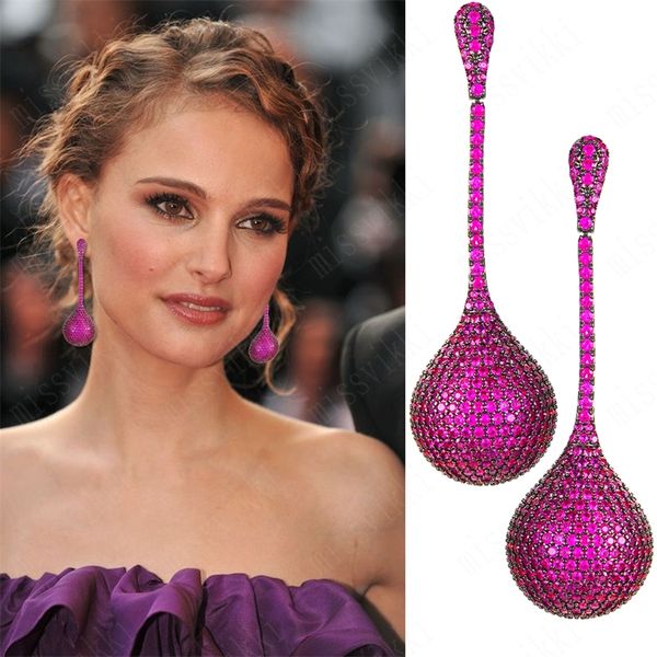 missvikki luxury handmade women long ball dangle earrings shiny cubic zircon drop earring for bridal wedding party accessories 210317, Silver
missvikki luxury handmade women long ball dangle earrings shiny cubic zircon drop earring for bridal wedding party accessories 210317, Silver