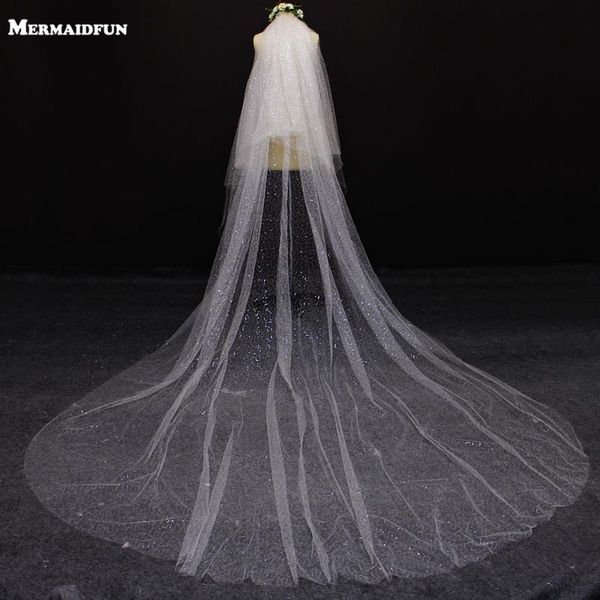 bridal veils mermaidfun real pictures 2 layers 4 meters sequined material long wedding veil 2021, Black
bridal veils mermaidfun real pictures 2 layers 4 meters sequined material long wedding veil 2021, Black