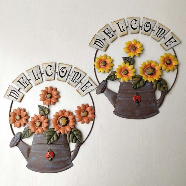 decorative objects & figurines vintage metal sunflower front door welcome plaque wall hanging art decoration for outdoor garden home
decorative objects & figurines vintage metal sunflower front door welcome plaque wall hanging art decoration for outdoor garden home