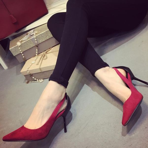 dress shoes color matching hollow stiletto pumps temperament elegant women party wedding high heels big small size single 31-45, Black
dress shoes color matching hollow stiletto pumps temperament elegant women party wedding high heels big small size single 31-45, Black