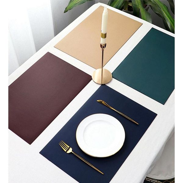 mats & pads rectangle tableware pad placemat table mat pu leather heat insulation non-slip placemats disc for dining
mats & pads rectangle tableware pad placemat table mat pu leather heat insulation non-slip placemats disc for dining