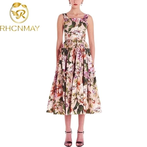 runway fashion summer floral print spaghetti strap dress women's backless ruffles petal buttons vintage midi dresses 210520, Black;gray
runway fashion summer floral print spaghetti strap dress women's backless ruffles petal buttons vintage midi dresses 210520, Black;gray