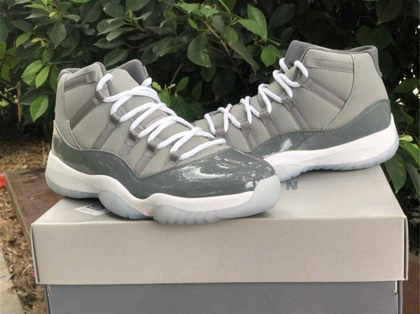 new authentic 11 cool grey sneakers medium grey white real carbon fiber 11s concord 25th anniversary retro men boots sports shoes with box, Black
new authentic 11 cool grey sneakers medium grey white real carbon fiber 11s concord 25th anniversary retro men boots sports shoes with box, Black