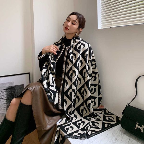 autumn sweet sun, moon and stars warm women's winter imitation cashmere thickened scarf air conditioning wind proof, Blue;gray
autumn sweet sun, moon and stars warm women's winter imitation cashmere thickened scarf air conditioning wind proof, Blue;gray