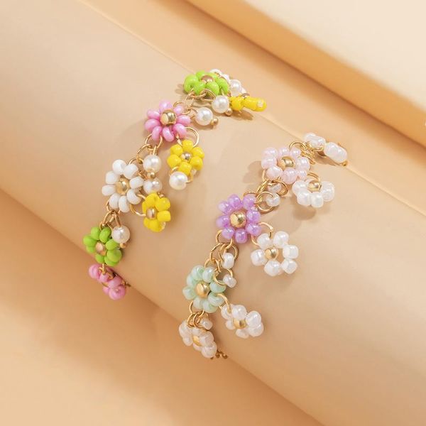 charm bracelets purui bohemia colorful flower for women charms girls hand chain jewelry fashion ladies pearl bracelet 2021 trendy gift, Golden;silver
charm bracelets purui bohemia colorful flower for women charms girls hand chain jewelry fashion ladies pearl bracelet 2021 trendy gift, Golden;silver